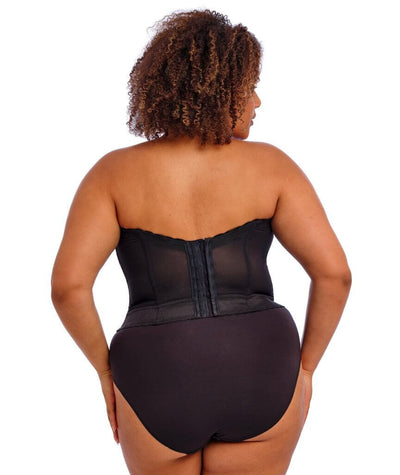 Goddess Lace Bridal Bustier - Black Bras 