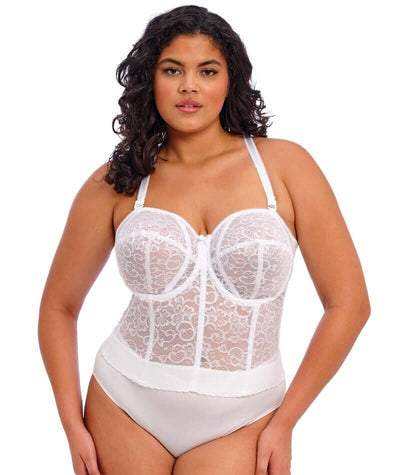 Goddess Lace Bridal Bustier - White Bras 