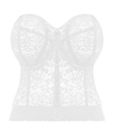 Goddess Lace Bridal Bustier - White Bras 