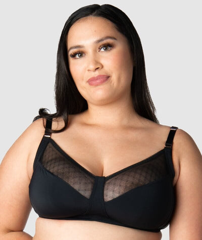 Hotmilk Lunar Eclipse Nursing Wirefree Bra - Black Bras 