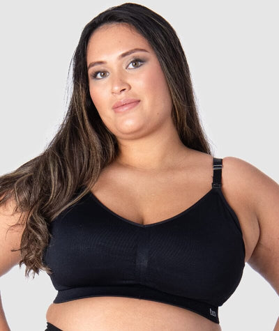 Hotmilk My Necessity Full Cup Wirefree Maternity & Nursing Bra - Black Bras 