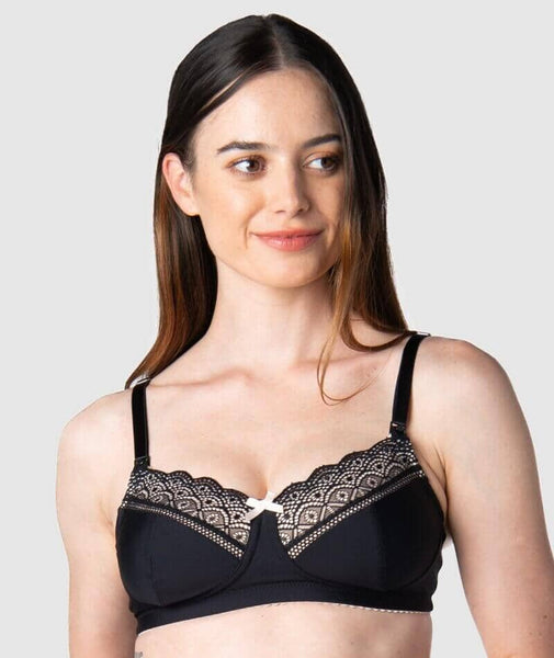 Hotmilk Nursing Ambition wirefree soft cup bra in black