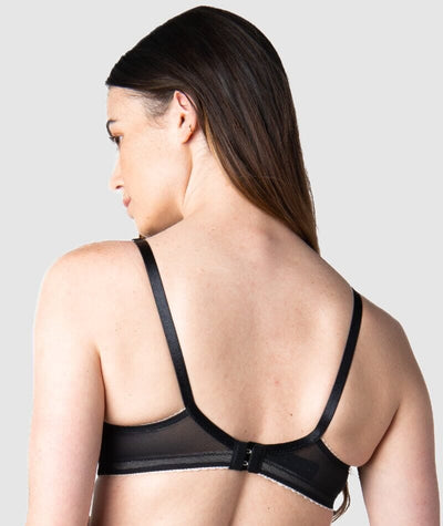 Hotmilk Show Off Maternity Wirefree Nursing Bra - Black Bras 