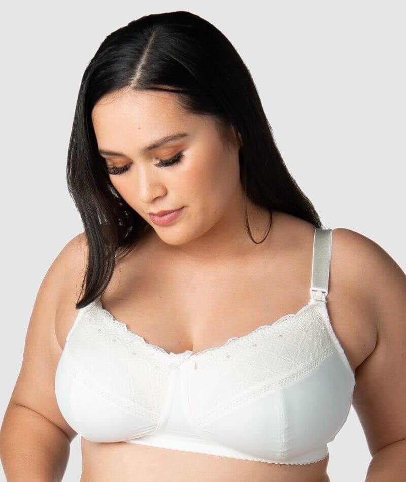 Hotmilk Show Off Maternity Wirefree Nursing Bra - Ivory Bras 