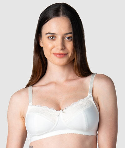 Hotmilk Show Off Maternity Wirefree Nursing Bra - Ivory Bras 