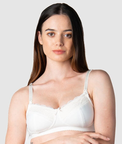 Hotmilk Show Off Maternity Wirefree Nursing Bra - Ivory Bras 