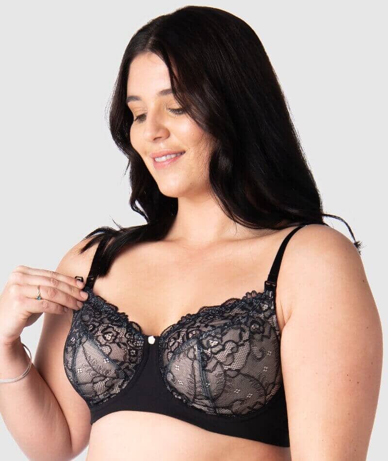Hotmilk Temptation Maternity & Nursing Bra - Black Bras  