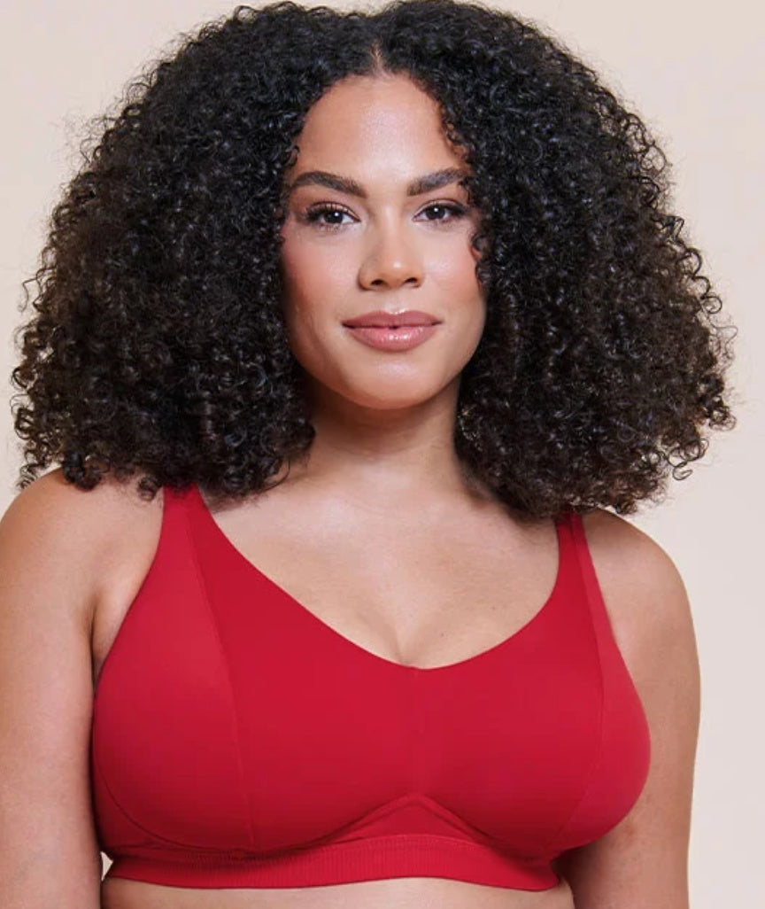 Curvy Kate Zen Wire-free Bralette - Red 