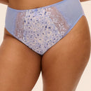 Elomi Morgan High Leg Brief - Blue Leopard