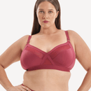 Nala Maternity Support Wirefree Bralette Bra - Burnt Fig