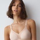 Triumph Triaction Wellness Wire-free Sports Bra - Neutral Beige
