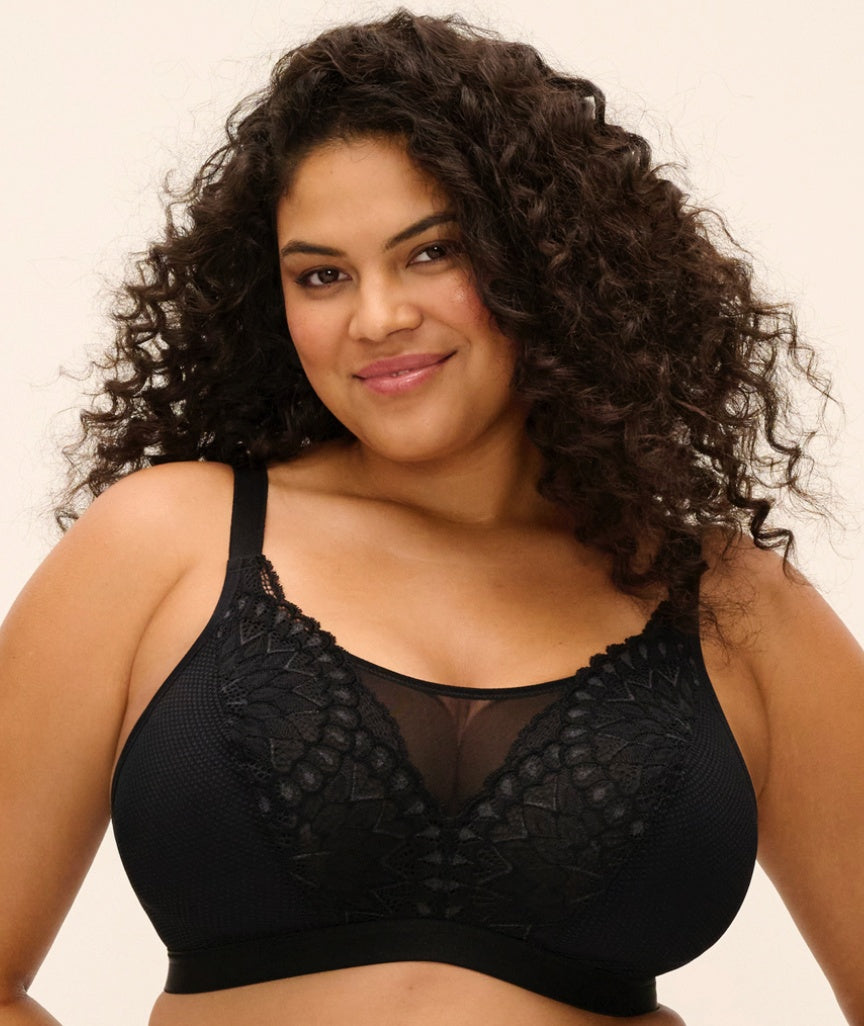 Elomi Tiernie Non Wired Bralette - Black 