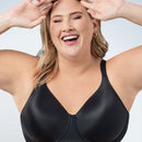 Leading Lady Molded Padded Seamless Wirefree Bra - Black