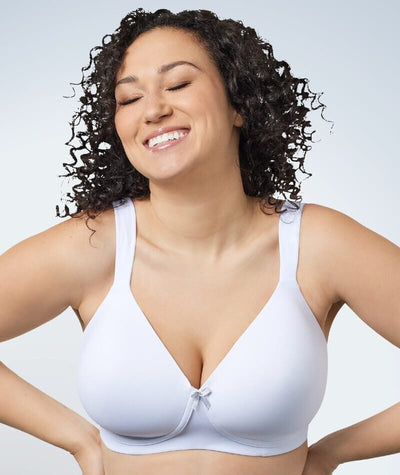 Leading Lady Lightly Padded Wire-free T-Shirt Bra - White Bras 