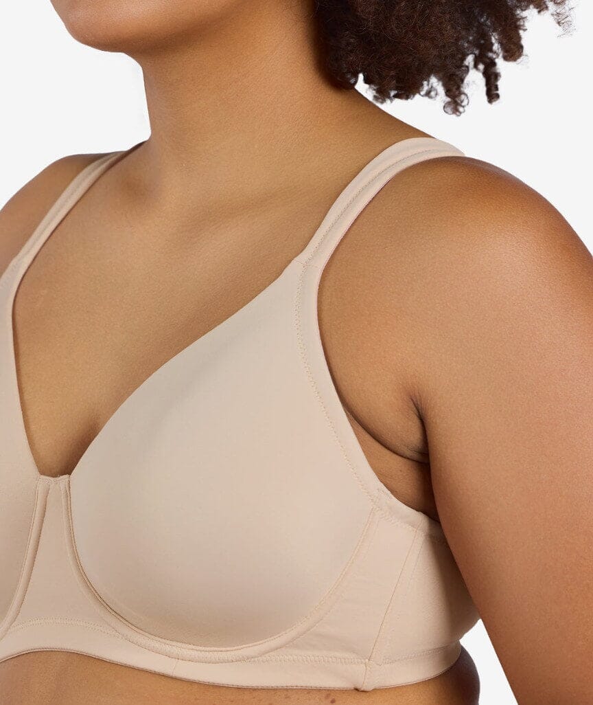 Leading Lady Brigitte Lightly Padded Contour Underwired Bra - Sand Bras 