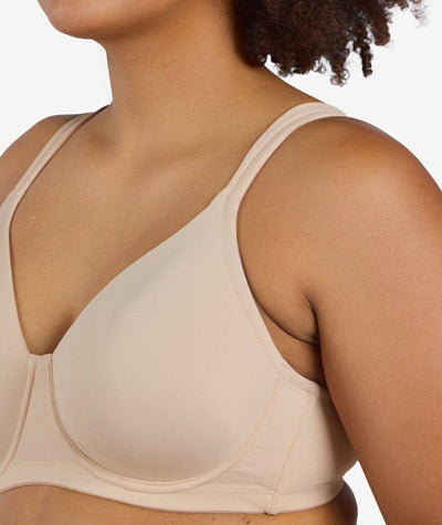 Leading Lady Brigitte Lightly Padded Contour Underwired Bra - Sand Bras 