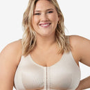 Leading Lady Marlene Wire-free Front Close Comfort Bra - Biege