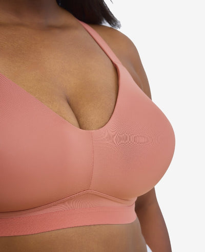 Leading Lady The Aurora Lightly Lined Microfiber Wire-free Bra - Canyon Clay