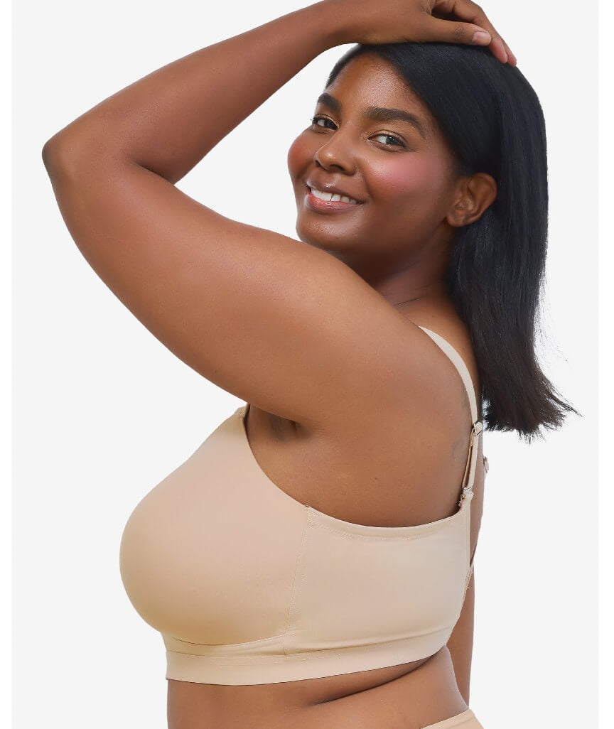 Leading Lady The Aurora Lightly Lined Microfiber Wire-free Bra - Sand