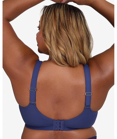 Leading Lady The Aurora Lightly Lined Microfiber Wire-free Bra - Skipper Blue