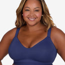 Leading Lady The Aurora Lightly Lined Microfiber Wire-free Bra - Skipper Blue