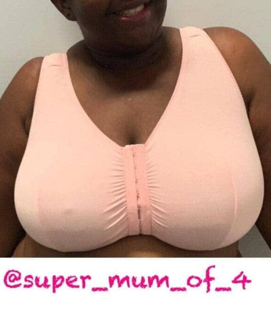 Leading Lady The Meryl Cotton Front Opening Wire-free Leisure Bra - Ecru Bras 