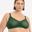 Nala Mesh Comfort Wirefree Bralette Bra - Poison Ivy