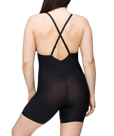 Nancy Ganz Body Define Backless Jumpsuit - Black Shapewear 