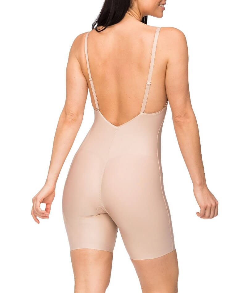 Nancy Ganz Body Define Backless Jumpsuit - Warm Taupe Shapewear 