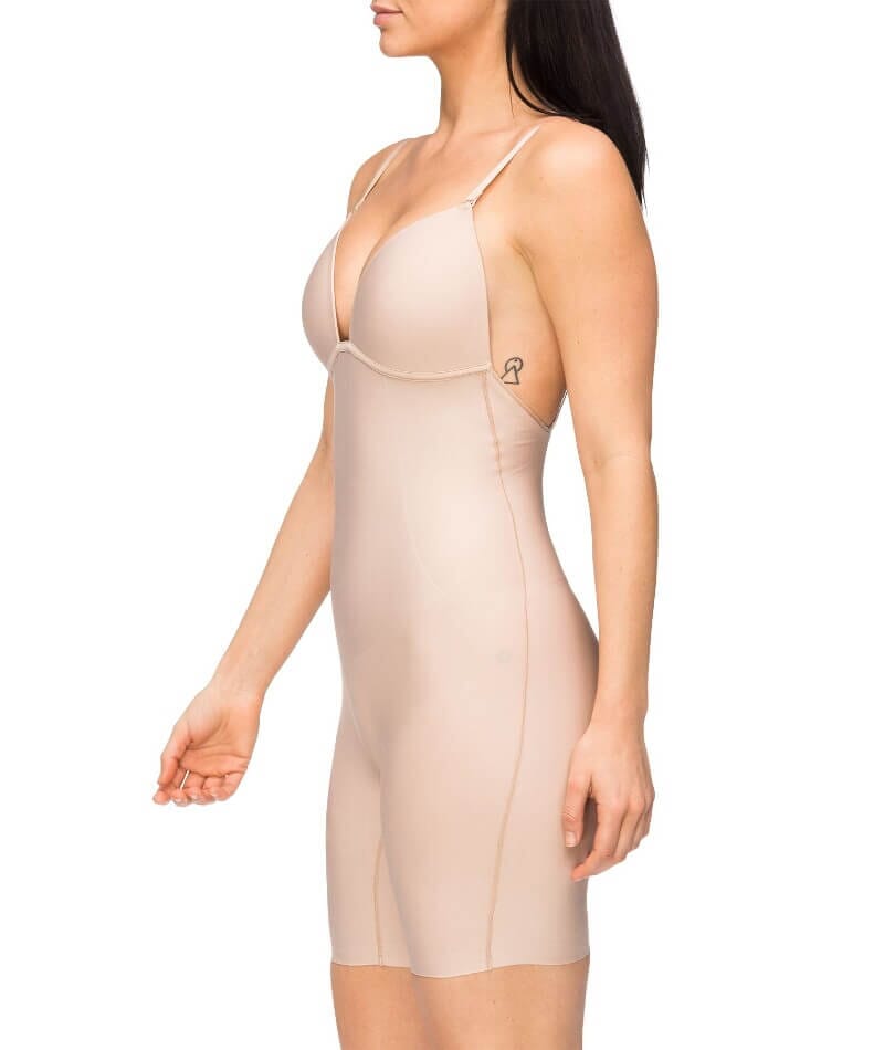 Nancy Ganz Body Define Backless Jumpsuit - Warm Taupe Shapewear 