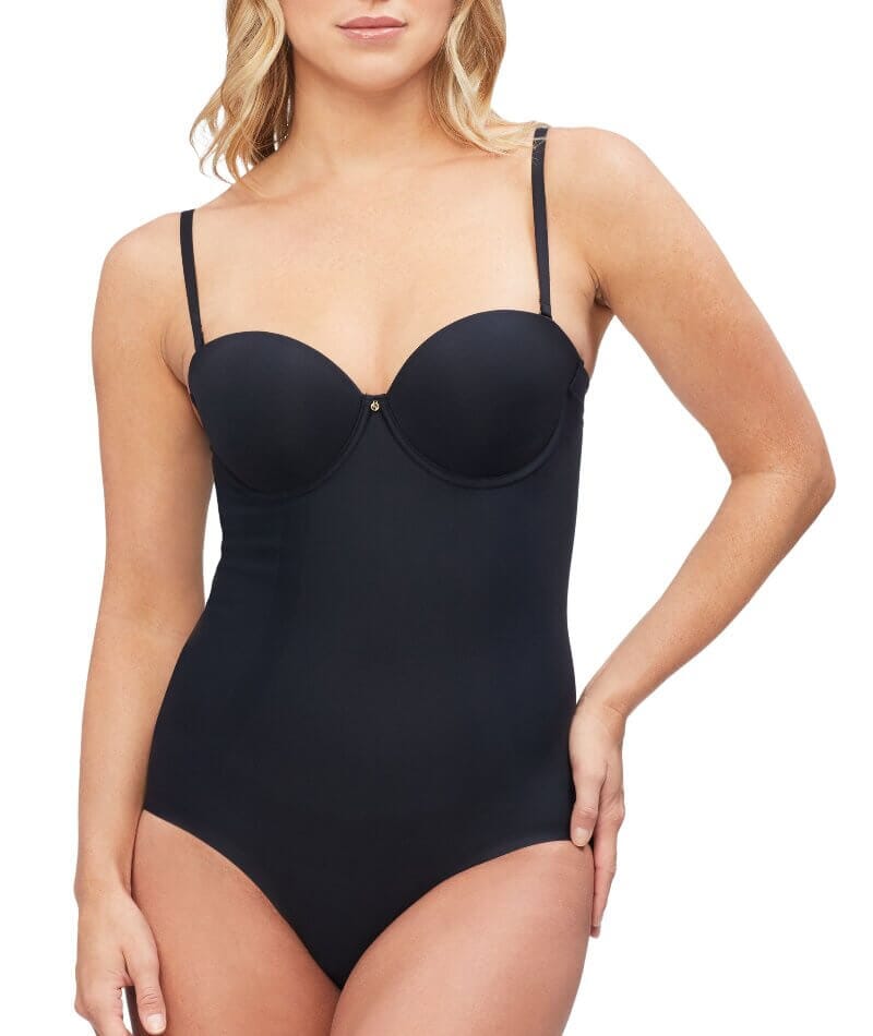 Nancy Ganz Body Define Strapless Bodysuit - Black Shapewear 