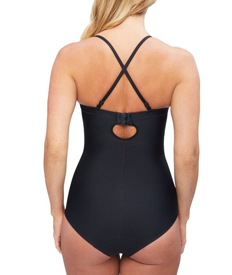Nancy Ganz Body Define Strapless Bodysuit - Black Shapewear 