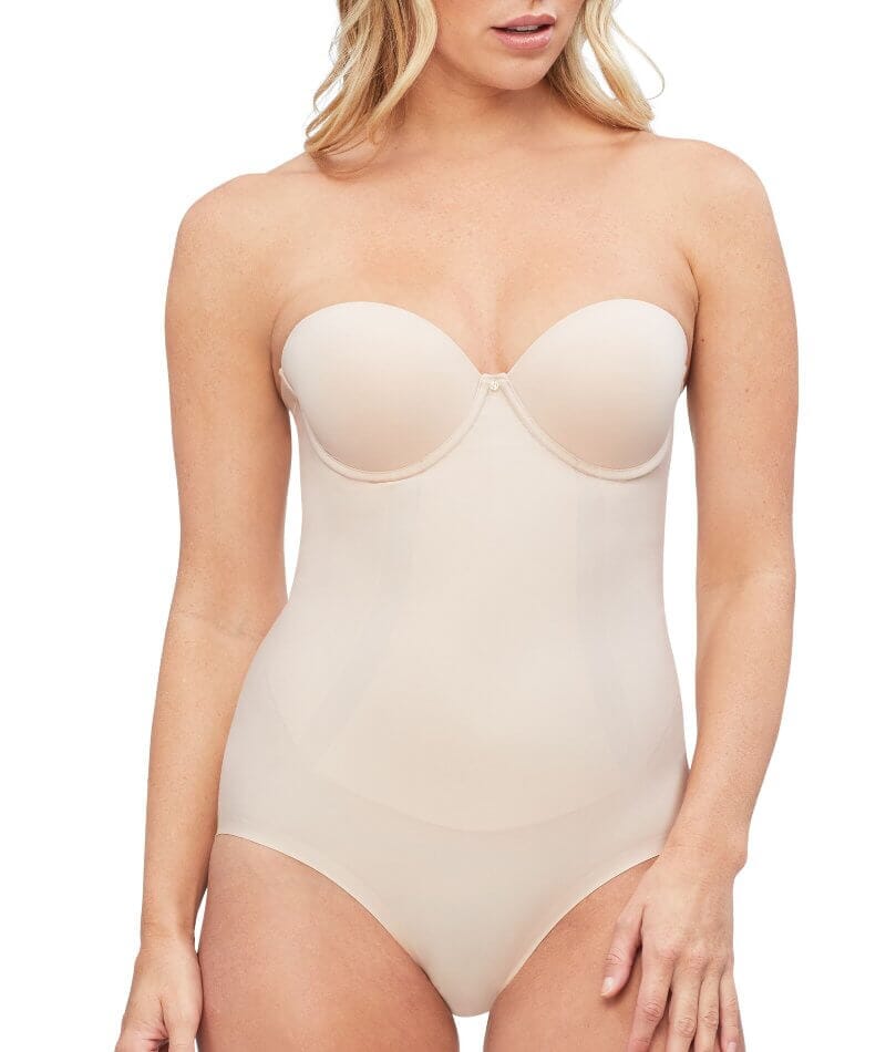 Nancy Ganz Body Define Strapless Bodysuit - Warm Taupe Shapewear  