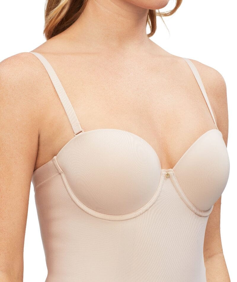Nancy Ganz Body Define Strapless Bodysuit - Warm Taupe Shapewear 