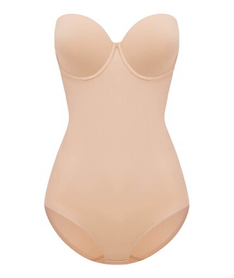 Nancy Ganz Body Define Strapless Bodysuit - Warm Taupe Shapewear 