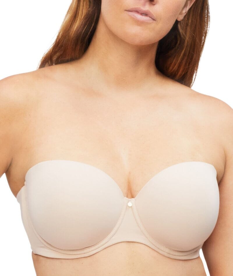 Nancy Ganz Body Define Strapless Full Cup Contour Bra - Warm Taupe Bras  