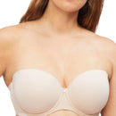 Nancy Ganz Body Define Strapless Full Cup Contour Bra - Warm Taupe