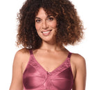 Amoena Nancy Wire-Free Bra - Dark Rouge