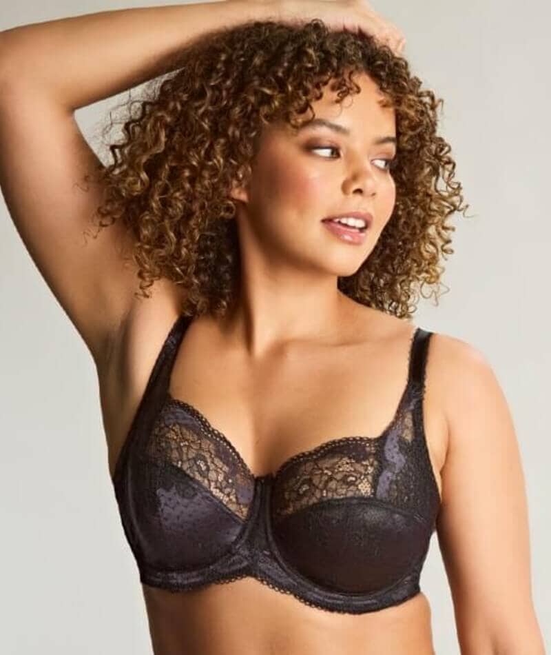 Panache Clara Full Cup Underwired Bra - Black Bras 