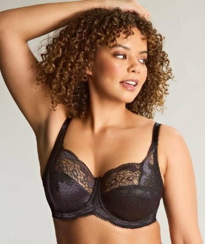 Panache Clara Full Cup Underwired Bra - Black Bras 