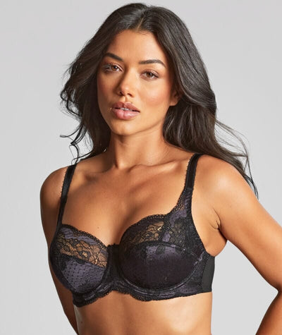 Panache Clara Full Cup Underwired Bra - Black Bras 