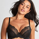 Panache Ana Underwired Plunge Bra - Black
