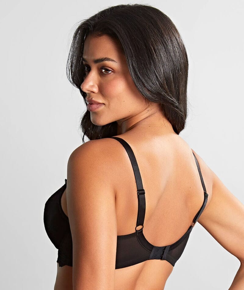 Panache Ana Underwired Plunge Bra - Black Bras 