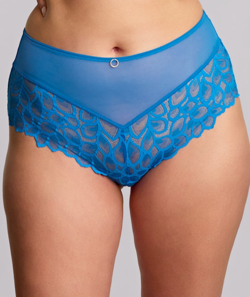 Panache Allure Deep Brief - Azure Blue 