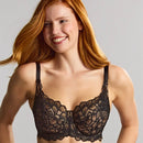 Panache Allure Underwired Full Cup Bra - Black/Latte