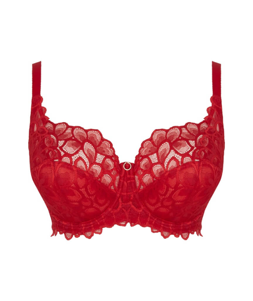 Panache Allure Underwired Full Cup Bra - True Red