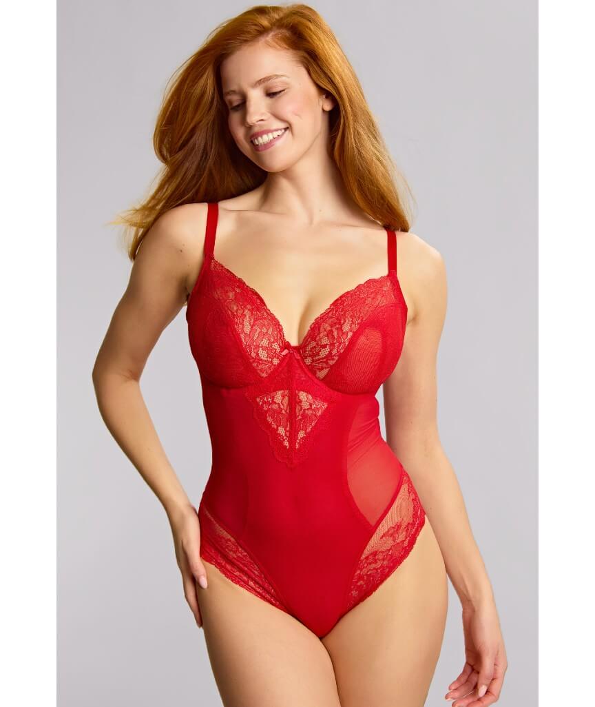 Panache Ana Non Padded Bodysuit - Salsa Red