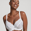 Panache Ana Underwired Plunge Bra - White