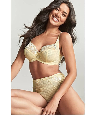 Panache Envy Full Cup Underwire Bra - Lemon White Bras 