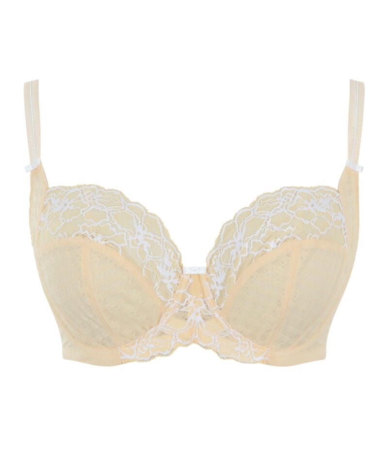 Panache Envy Full Cup Underwire Bra - Lemon White Bras 